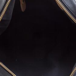 Pre Owned Chloe Black Leather Large Paraty Shoulder Bag