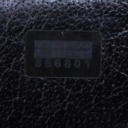 Pre Owned Chloe Black Leather Large Paraty Shoulder Bag