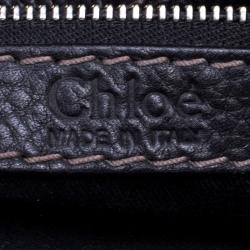 Pre Owned Chloe Black Leather Medium Paddington Satchel