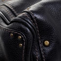 Pre Owned Chloe Black Leather Medium Paddington Satchel