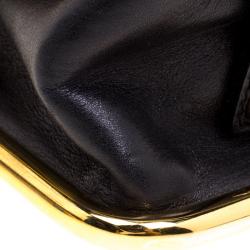 Pre Owned حقيبة كتف كلوي سالي إطار جلد سحلية بيج