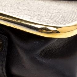 Pre Owned حقيبة كتف كلوي سالي إطار جلد سحلية بيج