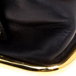 Pre Owned حقيبة كتف كلوي سالي إطار جلد سحلية بيج