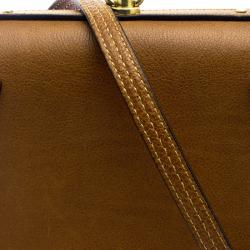 Pre Owned Chloe Brown Leather Small Nile Bracelet Shoulder Bag