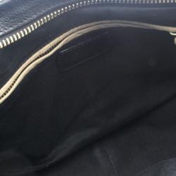 Pre Owned Chloe Black Leather Medium Paraty Shoulder Bag