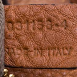 Pre Owned Chloe Brown Leather Medium Marcie Satchel