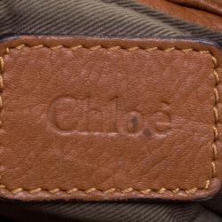 Pre Owned Chloe Brown Leather Medium Marcie Satchel