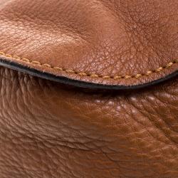 Pre Owned Chloe Brown Leather Medium Marcie Satchel