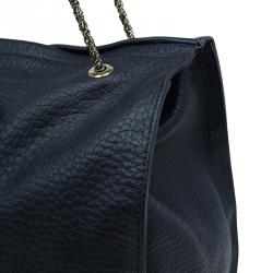 مملوكة مسبقًا حقيبة كلوي سالي جلد أسود بجيب أمامي