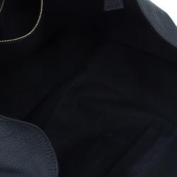 مملوكة مسبقًا حقيبة كلوي سالي جلد أسود بجيب أمامي