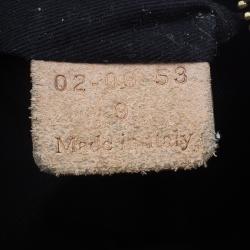 مملوكة مسبقًا حقيبة كلوي سالي جلد أسود بجيب أمامي