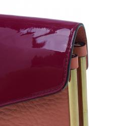 Pre Owned حقيبة كلوي سالي جلد عجل  أرجواني كلتش