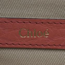 Pre Owned حقيبة كلوي سالي جلد عجل  أرجواني كلتش