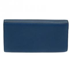 Pre Owned Chloe Two Tone Leather Bobbie Wallet 