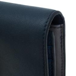 Pre Owned Chloe Two Tone Leather Bobbie Wallet 