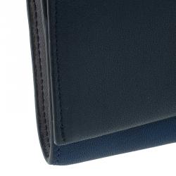 Pre Owned Chloe Two Tone Leather Bobbie Wallet 