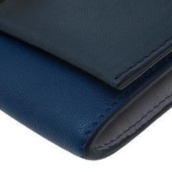 Pre Owned Chloe Two Tone Leather Bobbie Wallet 