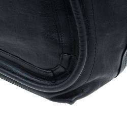 مملوكة مسبقًا حقيبة كلوي باراتي شوبر جلد أسود