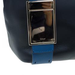 Chloe Black Leather Medium Baylee Tote Bag