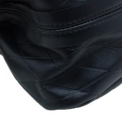 Pre Owned Chloe Black Quilted Leather Medium Paraty Bag