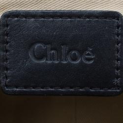 Pre Owned Chloe Black Quilted Leather Medium Paraty Bag