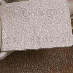 مملوكة مسبقًا Chloe Gold/Beige Python and Leather Small Jade Shoulder Bag