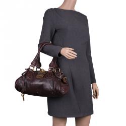 Pre Owned Chloe Chocolate Brown Leather Medium Paddington Satchel Bag