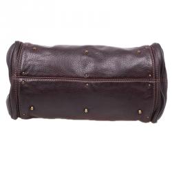 Pre Owned Chloe Chocolate Brown Leather Medium Paddington Satchel Bag