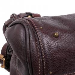 Pre Owned Chloe Chocolate Brown Leather Medium Paddington Satchel Bag