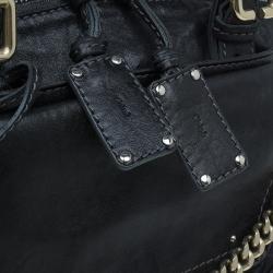 Pre Owned Chloe Black Leather Paddington Capsule Satchel