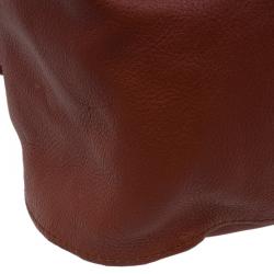 Pre Owned Chloe Brown Leather Large Marcie Satchel