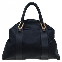 Pre Owned Chloe Black leather Dome Satchel