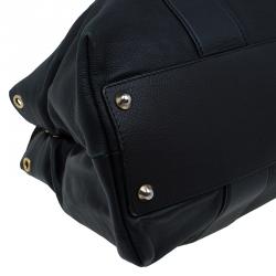 Pre Owned Chloe Black leather Dome Satchel