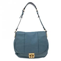 Chloe Dark Grey Leather Elsie Hobo