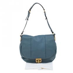 Chloe Dark Grey Leather Elsie Hobo