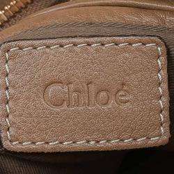 Pre Owned Chloe Brown Leather Medium Marcie Satchel