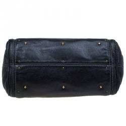 Pre Owned Chloe Black Leather Medium Paddington Satchel