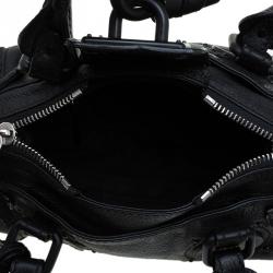 Pre Owned Chloe Black Leather Mini Paddington Satchel