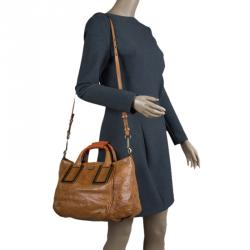 Pre Owned Chloe Brown Leather Ethel Satchel