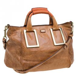 Pre Owned Chloe Brown Leather Ethel Satchel