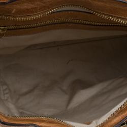 Pre Owned Chloe Brown Leather Ethel Satchel