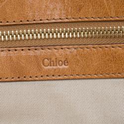 Pre Owned Chloe Brown Leather Ethel Satchel