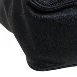 مملوكة مسبقًا Chloe Black Leather Large Elsie Shoulder Bag