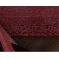 Pre Owned Chloe Coral Patent Leather Elsie Continental Wallet