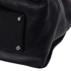 Pre Owned Chloe Black Python Medium Sally Shoulder Bag