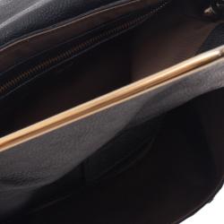 Pre Owned Chloe Black Python Medium Sally Shoulder Bag