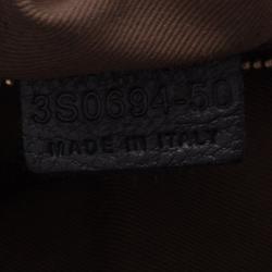 Pre Owned Chloe Black Python Medium Sally Shoulder Bag