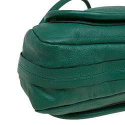 Pre Owned حقيبة يد كلوي بيريتي كبيرة جلد خضراء