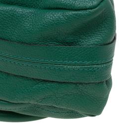 Pre Owned حقيبة يد كلوي بيريتي كبيرة جلد خضراء