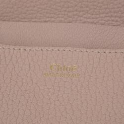 Pre Owned Chloe Beige Leather Small Drew Shoulder Bag